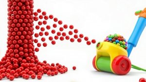 Изучаем цвета: Автомат с цветными шариками. Развивающие мультики для детей