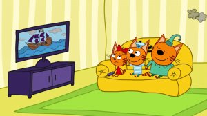 Три кота мультфильм для детей (Сборник приключений Коржика, Карамельки и Компота)