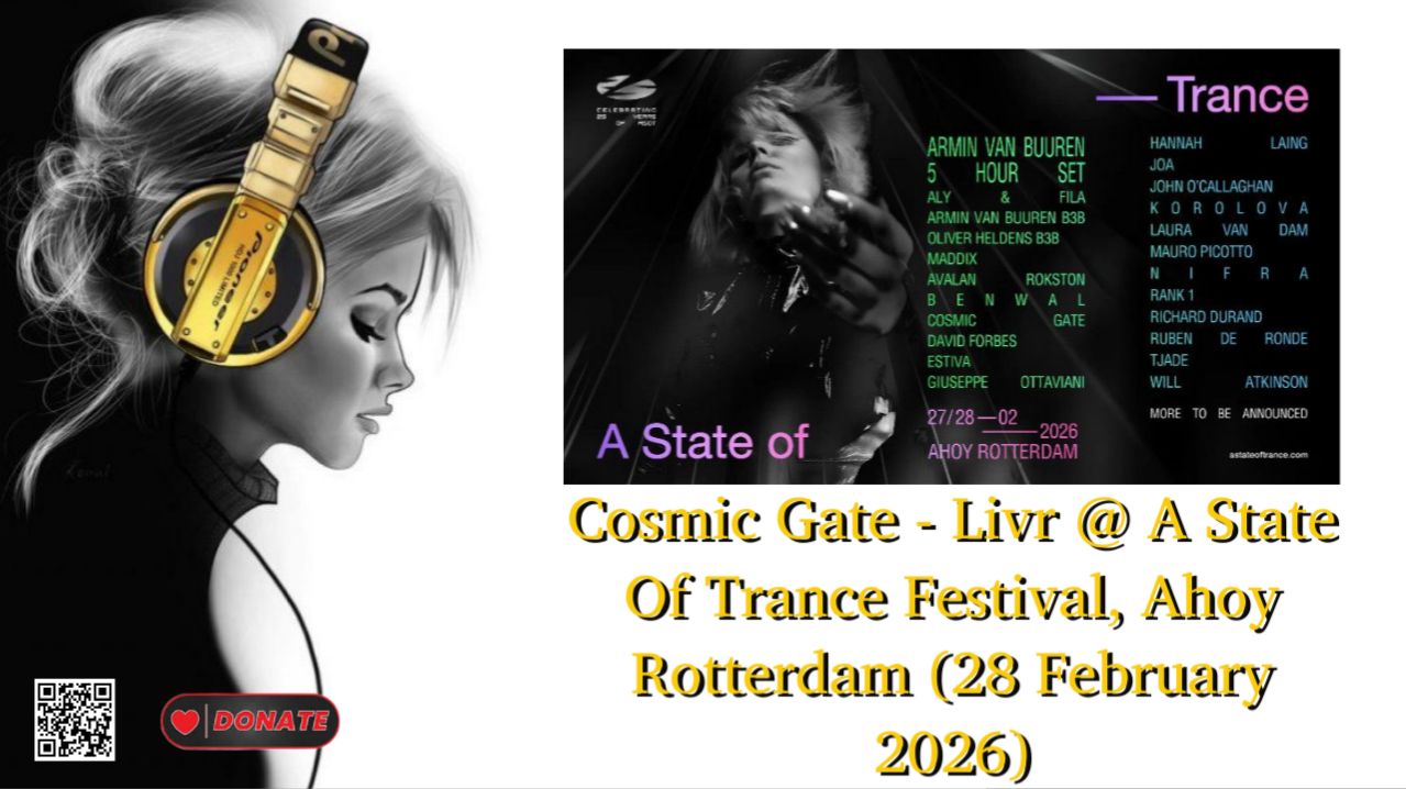 Cosmic Gate - Livr @ A State Of Trance Festival, Ahoy Rotterdam (28 February 2026)