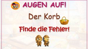 Finde die Fehler! 🔎 Detektivspiel mit Willi & Tilli | InKo-School