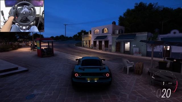 Lotus Exige S в ночном городе 🌙 Заезд в FH5 на Thrustmaster TX 🔥 смотреть онлайн