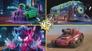 МУЛЬТИКИ: ГОНКА МЕЧТЫ — АВТОБУС‑ОБЖОРА vs СОНИК vs МАКВИН! 🚌