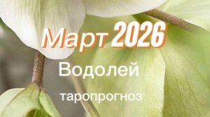 Водолей. Март 2026г