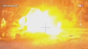 Российские танкисты выстрелом с дистанции около 10 км накрыли опорник ВСУ