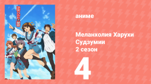 Меланхолия Харухи Судзумии 2 сезон 4 серия (аниме-сериал, 2009)