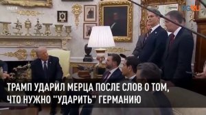 Трамп ударил Мерца после слов о том, что нужно "ударить" Германию