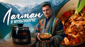 Лагман в мультиварке | Сытный домашний рецепт с говядиной