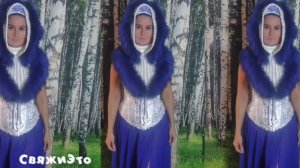 Манишка - Капор английской резинкой.