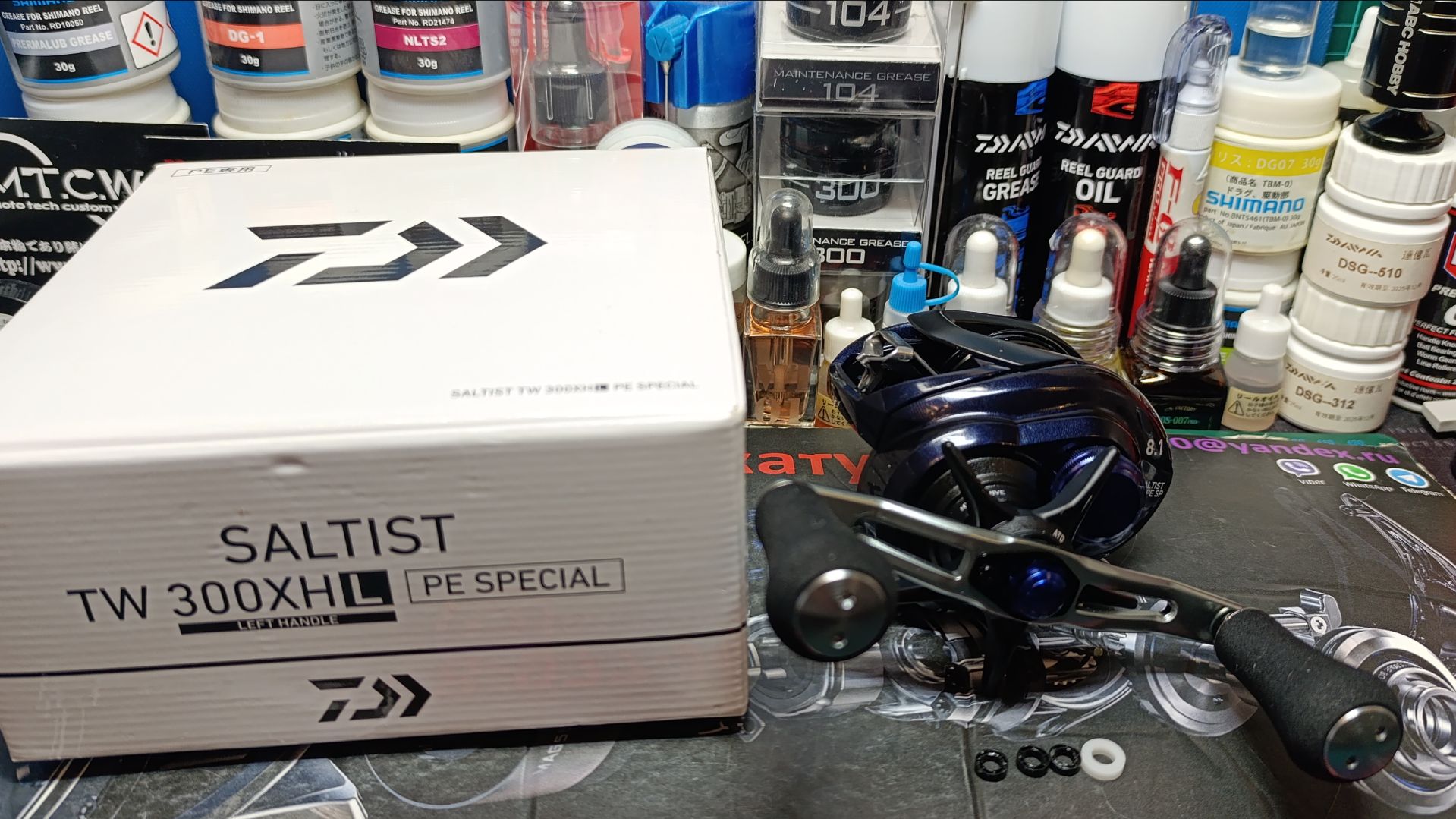 Разбор и техническое обслуживание Daiwa 23 Saltist TW 300XHL PE SP