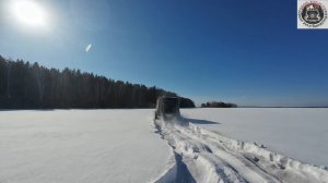 Как едет Олег на УАЗ Хантер с 3uz по глубокому снегу