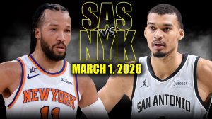 02.03.2026 | ОБЗОР МАТЧА | Нью-Йорк Никс - Сан-Антонио Спёрс | Highlights