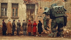 На территории завода в 70х хранился робот неизвестно цивилизации