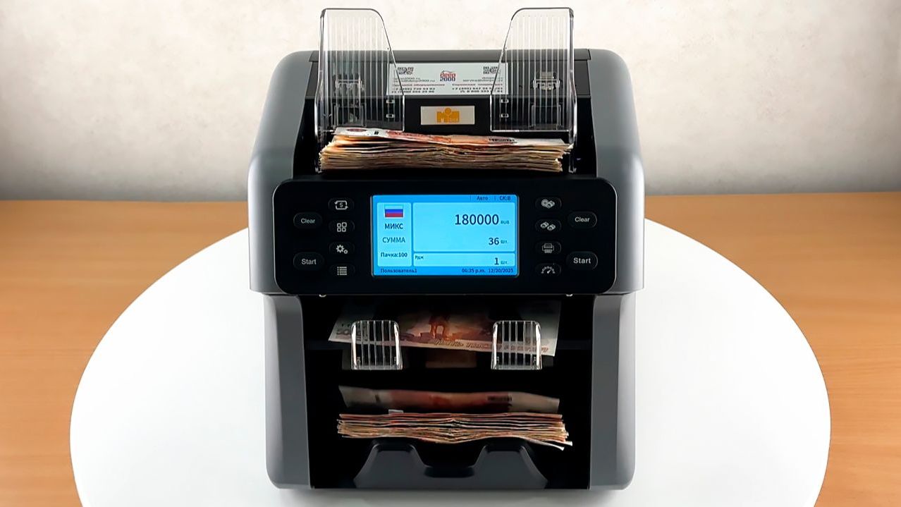MBox MC-165 | cчетчик сортировщик банкнот смотреть онлайн