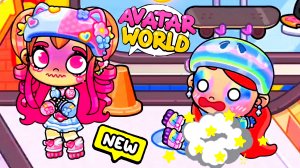 На роликах упала и в БОЛЬНИЦУ🏥 попала 😱😱😱/♥️AVATAR WORLD СЕМЕЙНЫЕ ИСТОРИИ♥️