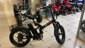 Мощный складной электровелосипед Eco Drive V5 LUX 1000W 48V21Ah🏁Электрофэтбайк двухподвес💪