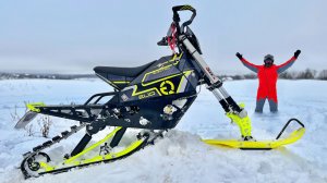 Самый лучший электро сноубайк в мире создали у нас! А также электроснегоходы и электросноуборд ELIQ!