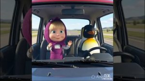 Мультик про Машу и Пипа 11 серия 1 сезон. Полёт из Японии в обратно Россию