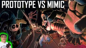 Мимик против Прототипа ( Фнаф .VS. Поппи Плей тайм ) - Реакция на MORØ - Инди Кросс