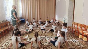 Занятие по физической культуре в старшей группе.