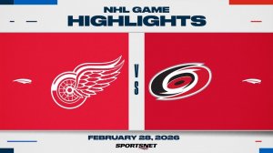 01.03.2026 | ОБЗОР МАТЧА | Каролина Харрикейнз - Детройт Ред Уингз | Highlights