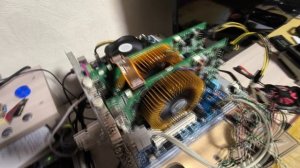 SLI CROSSFIRE РЕЖИМ ДВЕ КАРТЫ ВИДЕО ПАРАЛЛЕЛЬНО СТАРЫЙ ЭКСПЕРИМЕНТ VIDEOCARD Nvidia GT9600 512MBx