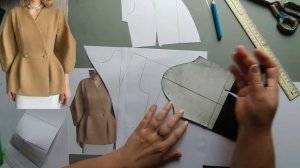 Моделирование. Жакет-тюльпанчик - стильно и современно. Выкройка № 1977.