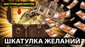 ШКАТУЛКА, КОТОРАЯ ИСПОЛНЯЕТ ЛЮБЫЕ ЖЕЛАНИЯ (ТАЙНАЯ ПРАКТИКА)