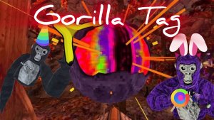Я Горилла / ПОГОНЯ ЗА МЕТЕОРИТОМ в GORILLA TAG vr