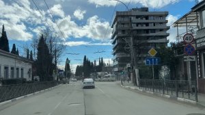 Ялта. С ул.Д.Ульянова ул., на обводную ЮБШ, в сторону автовокзала на Киевскую ул. 14.02.26. Крым. Cr