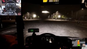 The Bus: полуночный рейс 🌙 Город в огнях за рулём Thrustmaster T300 🚌