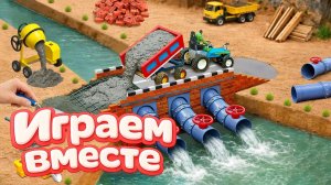 МУЛЬТИКИ ПРО СУПЕРГЕРОЕВ И ИГРУШКИ ДЛЯ ДЕТЕЙ 🏗️ СТРОИМ ВМЕСТЕ ИГРУШЕЧНЫЙ ДОМИК ДЛЯ ХАЛКА №3