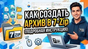 Как создать архив в 7-Zip упаковка файлов, настройки и передача данных (подробная инструкция)