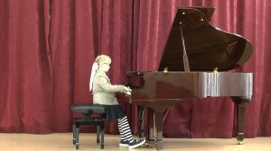 Янда Анастасия, 9 лет, У. Гиллок "Осенний эскиз", Л. В. Бетховен Сонатина Соль мажор 1 часть