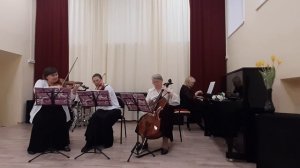 Камерный ансамбль "Рапсодия", рук. М.В. Колесникова. Э.Элгар "Салют любви", ДШИ Вятские Поляны