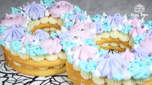 ❣️ ТОРТ «ЦИФРА 8» НА 8 МАРТА: песочные коржи с безе. Нежно, вкусно, эффектно! 🎀 ИДЕЯ ДЛЯ 8 МАРТА 💡