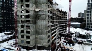 ЖК «Тринити» — съёмка с воздуха февраль 2026