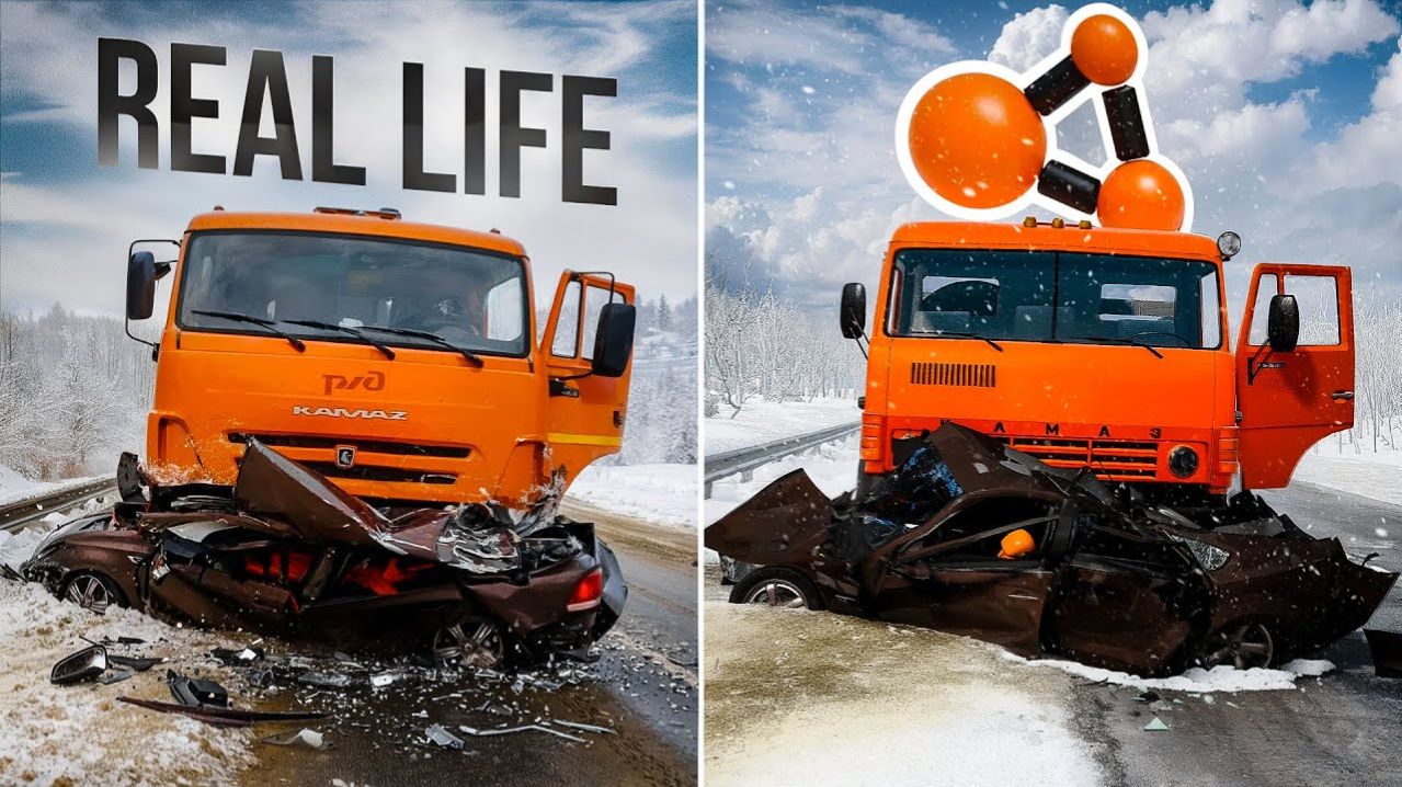 Аварии на реальных событиях в BeamNG.Drive | БИМКА ДРАЙВЕР | 1 выпуск