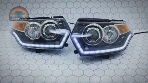 УАЗ Патриот светодиодный тюнинг комплект фар