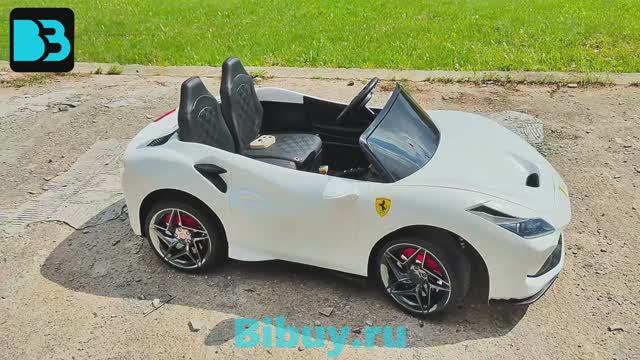 Обзор большого детского электромобиля Ferrari F111FF
