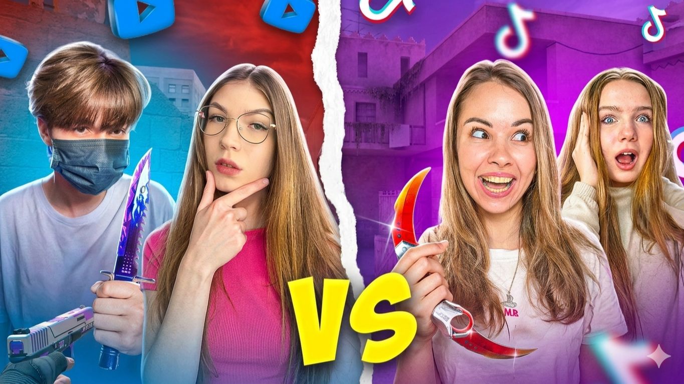 СОРЕВНОВАНИЯ ТИКТОКЕРШ И ЮТУБЕРШ НА МИЛЛИОН ГОЛДЫ В STANDOFF 2!👩🏻