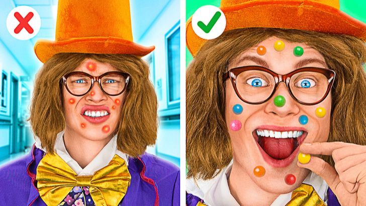 Супергерои тайком приносят еду 🦸 Лайфхаки в больнице | 123GO