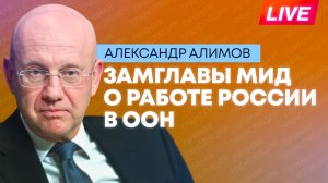 Замглавы МИД Алимов рассказывает о деятельности России в ООН и Совбезе