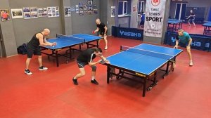 I ф. Коренюгин А. (724) - Закзун В. (677) 24.02 настольный теннис Малиновый 400+ турнир СПб