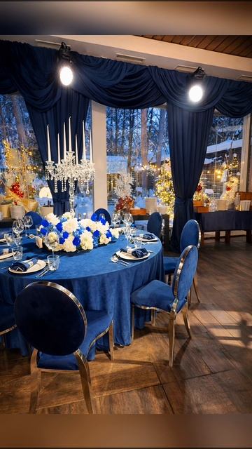 Оформление Юбилея в Синем