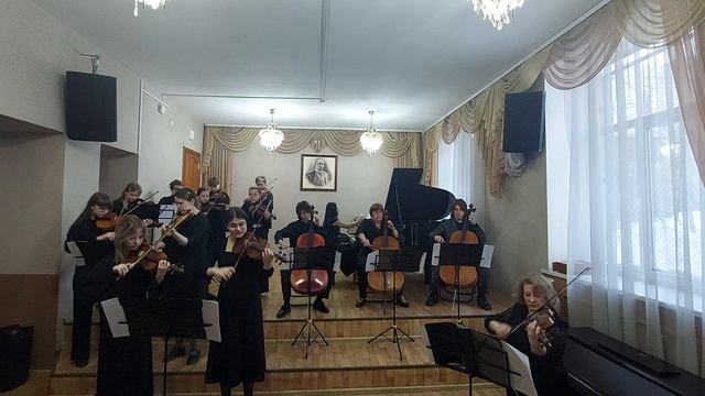 Оркестр учащихся, рук.Сорокина Елена Александровна и Ковина Ольга Викторовна