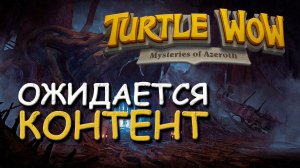 Turtle WoW не опускает руки 🐢