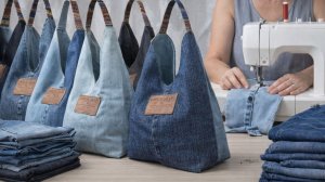 👜 Удобная сумка из старых джинсов за 1 час! Легко и без сложной выкройки