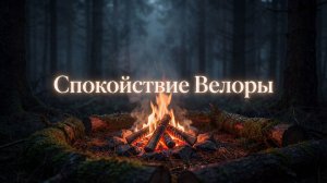 Костёр в ночном лесу. 3 часа звуков природы для сна и отдыха.