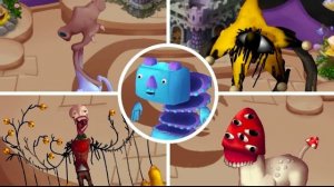 Остров странностей - Все звуки и анимация монстров | Мои поющие монстры