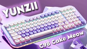 Обзор игровой клавиатуры YUNZII C98 Cake Meow – Мимимишный дизайн и приятный тайпинг